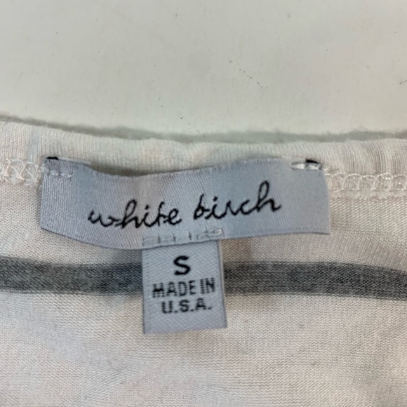 White Birch Stripped Blouse - Picture 5 of 6